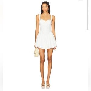 MAJORELLE Maura Mini Dress in White